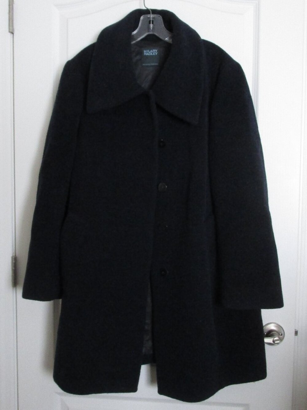 heavy designer wool coat